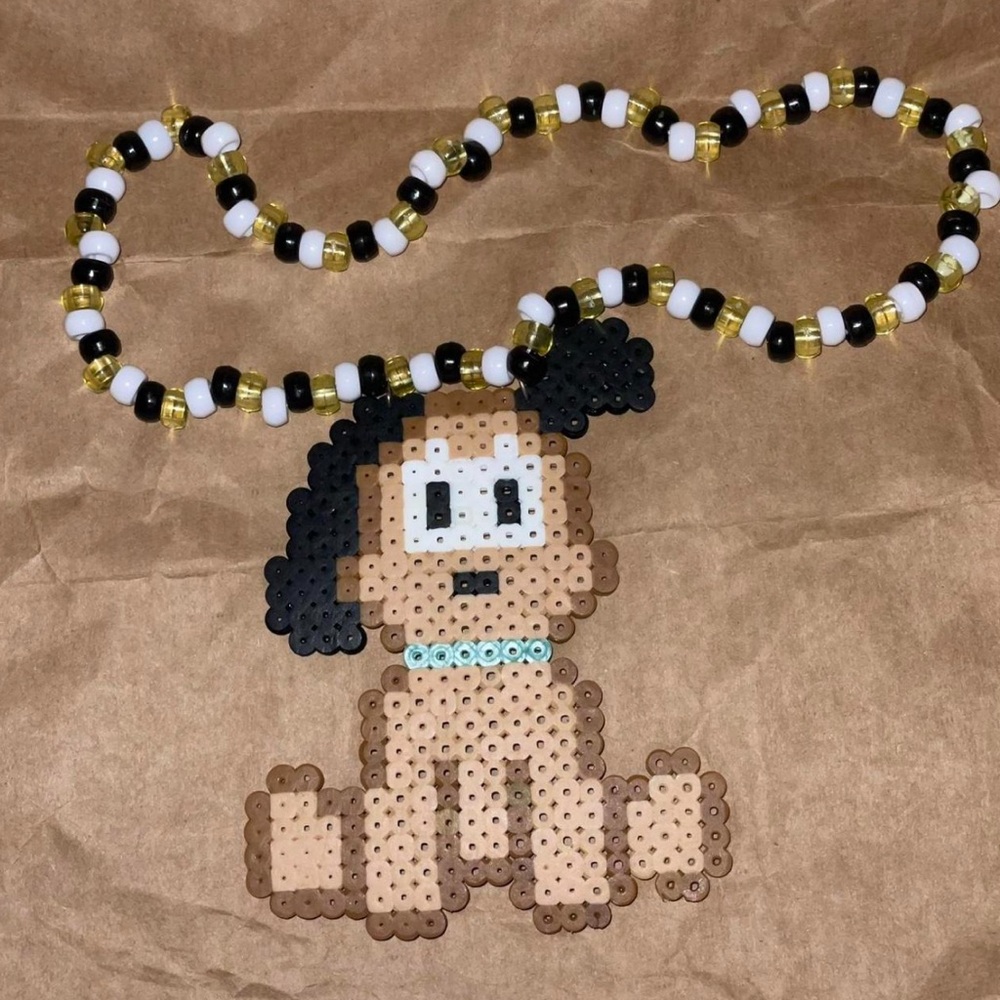Disney Pluto Kandi Rave Necklace
